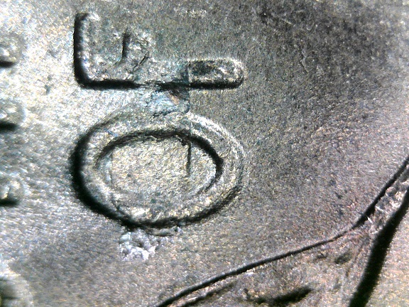1956-D-BU-LWC-Lamination-/-Struck-Through-/-Die-Crack-Error